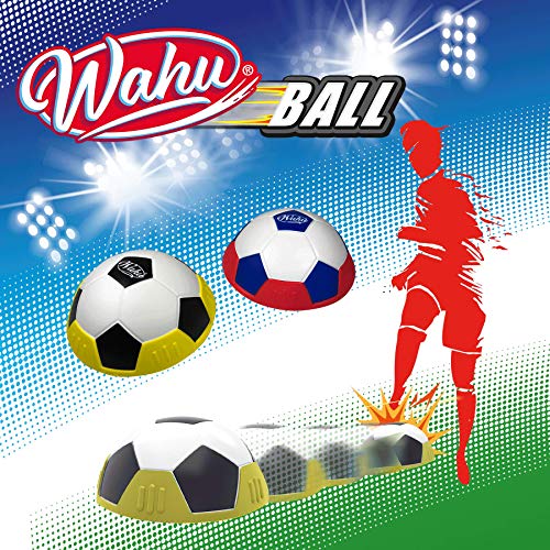 WAHU Ball Negro y Amarillo, El Innovador Medio balón, para Amantes del fútbol, 918030.012