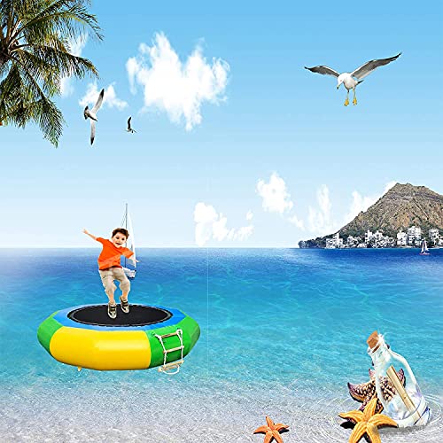 WANXJM Trampolín De Agua Inflable, Trampolín De Agua Inflable, Playa, Piscina, Plataforma De Natación Que Rebota En El Lago, Adecuada para Niños Y Adultos, Vacaciones De Ocio