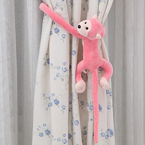 Wefeelm 60cm Kawaii largo brazo cola mono peluche muñeca cortinas bebé dormir apelar animales juguetes decoración del coche día de San Valentín Gi