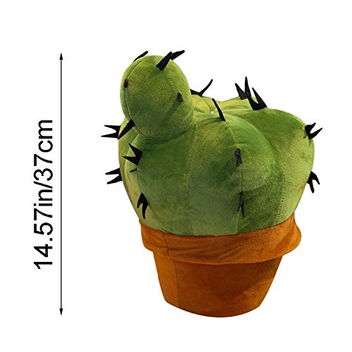 WEIGENG Simulación Cactus Coche Peluche Cactus Almohada Oficina Cojín Decoración Hogar