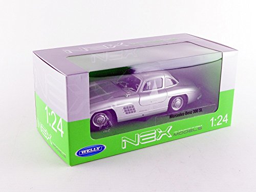 Welly – 24064s – Mercedes-Benz 300 SL Copa – 1954 – Escala 1/24 – Plata