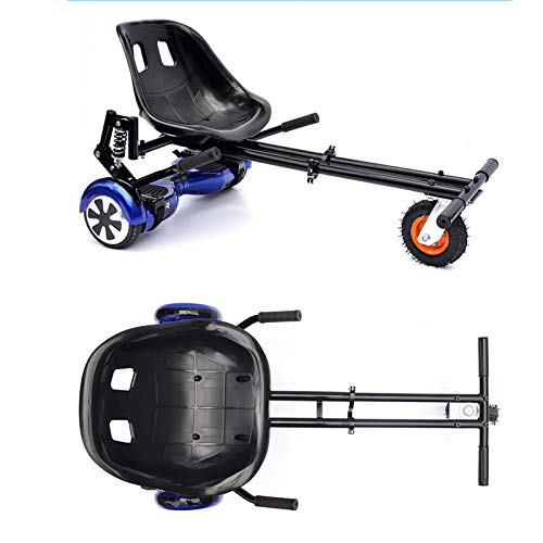 Wgwioo Self Balance Scooter Hover Go Karts Accesorio, Asiento De Cubo Cómodo Ajustable para Kart, Suspensión Debajo del Asiento, Se Adapta A Todos Los Tamaños De Tablas Flotantes