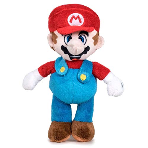 Whitehouse Peluche Super Mario Bros 20cm, Calidad Super Soft Juguete Original Mario Bros