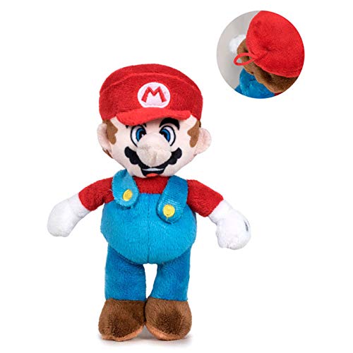 Whitehouse Peluche Super Mario Bros 20cm, Calidad Super Soft Juguete Original Mario Bros