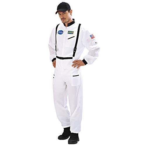 WIDMANN Disfraz de adultos astronauta, Blanco, Medium