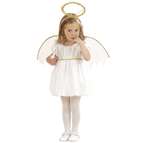 Widmann, Traje de ángel para Niñas, Blanco, 1-2 años (98 cm)