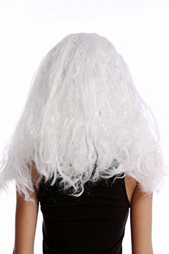 WIG ME UP- 91154-ZA68/ZA62 Peluca Mujer Hombre Carnval Halloween Trenzas Gruesas Larga Trenza Trenzado Blanca Vikingo Bárbaro Viejo Princesa de Hielo