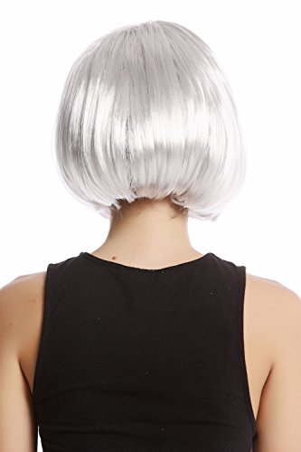 WIG ME UP- Peluca Corta de Pelo Bob Color Gris Fiesta Disco GO GO Girl PW0114-PC309