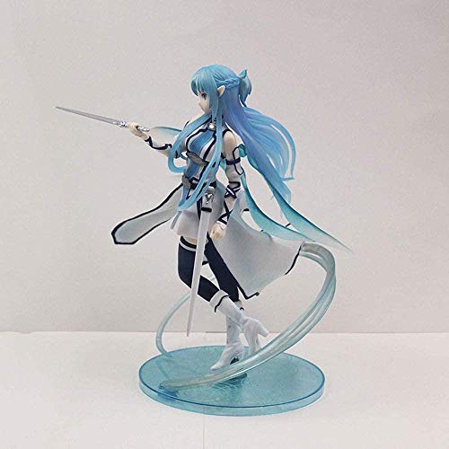 WIJJZY Sword Art Online Yūki Asuna Yuuki Asuna Water Spirit 1/7 Figuras de Anime Adornos de Estatua de Personaje Modelo Regalo de cumpleaños Estatua Colección Decoración