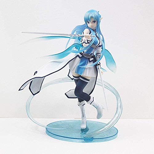 WIJJZY Sword Art Online Yūki Asuna Yuuki Asuna Water Spirit 1/7 Figuras de Anime Adornos de Estatua de Personaje Modelo Regalo de cumpleaños Estatua Colección Decoración