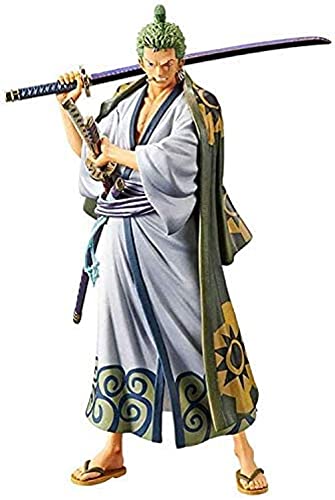 WIJJZY TQGG One Pieza Zoro WANO Kuni Figura Multicolored 18cm