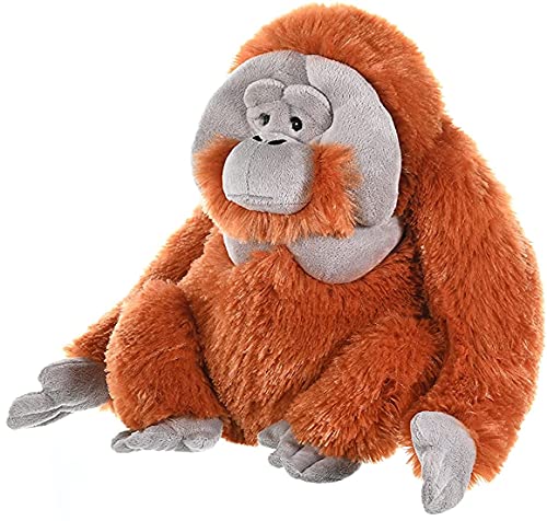 Wild Republic-12250 Peluche Pongo Cuddlekins, Color Negro/Gris/Naranja (12250)