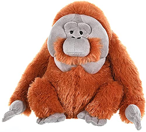 Wild Republic-12250 Peluche Pongo Cuddlekins, Color Negro/Gris/Naranja (12250)