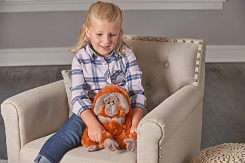 Wild Republic-12250 Peluche Pongo Cuddlekins, Color Negro/Gris/Naranja (12250)