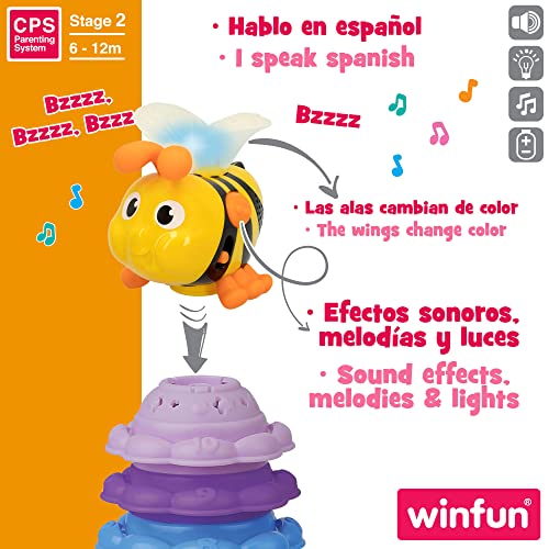 winfun 46686 - Torre apilable Musical Abeja y girasolos +6m