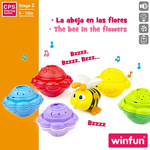 winfun 46686 - Torre apilable Musical Abeja y girasolos +6m