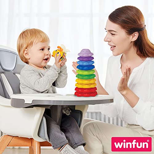 winfun 46686 - Torre apilable Musical Abeja y girasolos +6m