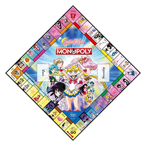 Winning Moves Monopoly Monopolio Sailor Moon, Color Luna Marinero, Talla única (036177)