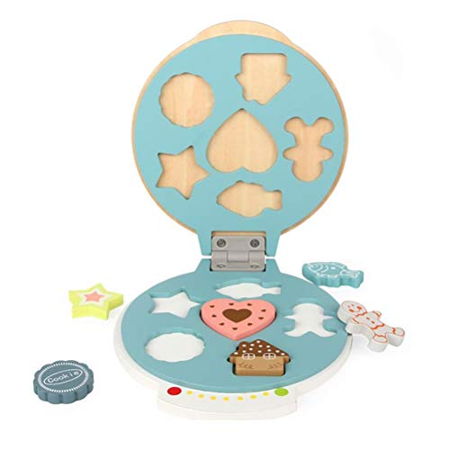 WLPTION Juguete de Cocina Mini máquina de Hacer gofres Juguetes de Comida Máquina de Hacer gofres Máquina de Parrilla Panqueques Galletas DIY Jugar Juguetes de Cocina para niños