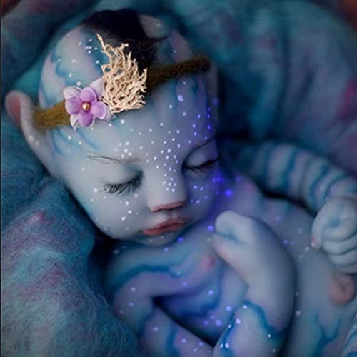 WLZJ Precioso Bebé Reborn Baby Muñecas De Silicona Muñecas De Algodón Suave Cuerpo De Silicona Bebé Bebé Reborn Tronco Día De Navidad Regalo,30cm