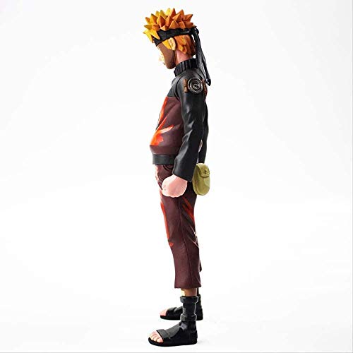 WMYATING Realista y Divertido Naruto Uzumaki Dibujos Animados de Dibujos Animados Figura 24cm Modelo Muñeca Muñeca Coleccionable