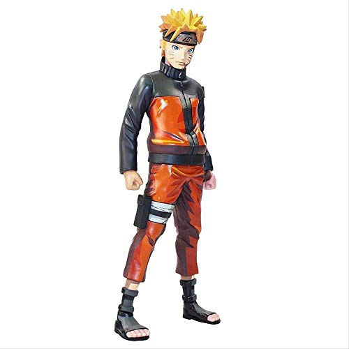 WMYATING Realista y Divertido Naruto Uzumaki Dibujos Animados de Dibujos Animados Figura 24cm Modelo Muñeca Muñeca Coleccionable