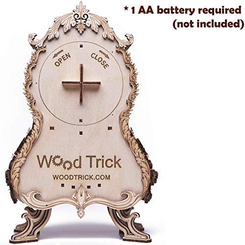 Wood Trick Reloj de Madera de Truco de Madera Modelo Kits para Construir