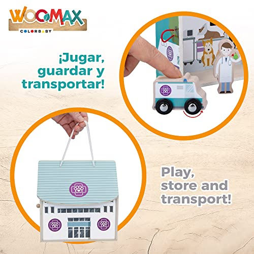 WOOMAX - Hospital veterinario de madera WOOMAX (49369)