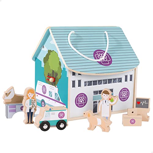 WOOMAX - Hospital veterinario de madera WOOMAX (49369)