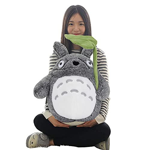 WSYC Muñeca de Prensa de Boda Linda niños cumpleaños niña Niños Juguetes Totoro muñeca Gran tamaño Almohada Totoro muñeca de Juguete de Peluche,Gris,S