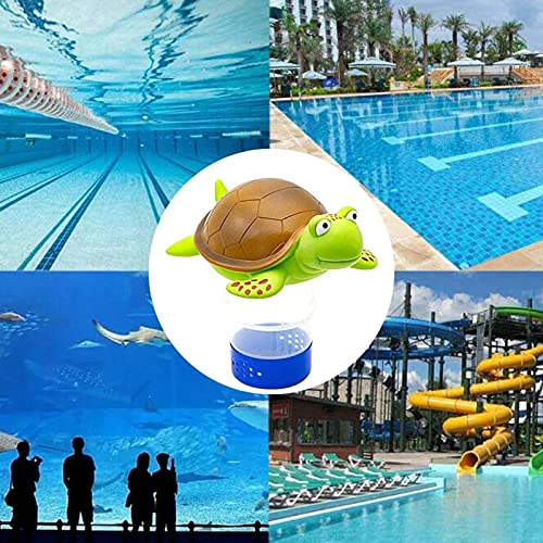 WUBAILI Dispensador De Cloro Flotante De 8.5 Pulgadas, Se Adapta A Tabletas De Cloro De 3", con Velocidad De Dispensación Ajustable, para Piscina, Jacuzzi Y SPA