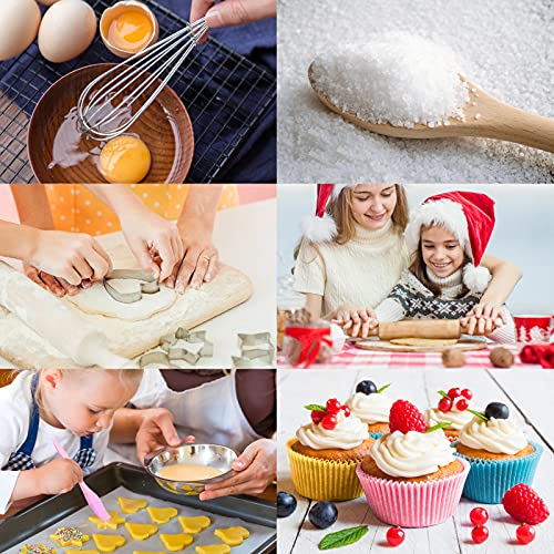 WuikerDuo Juego de Chef para niños,Vestido de Cocina para niños y Accesorios de Cocina,Lindo Juego de Cocina y horneado para niños Incluye Delantal,Gorro de Chef, manopla y utensilio