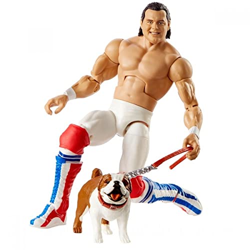 WWE British Bulldog Davey Boy Smith Elite Collector's Edition Action Figure Wrestling 18cm