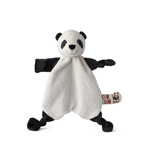 WWF CUB CLUB 16183012 - Peluche plano panda con velcro suave, normas CE, 30 cm, 1 unidad