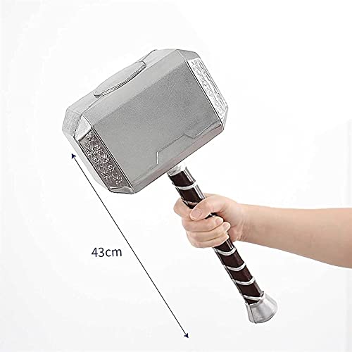 WXHJM Thor's Hammer 43Cm,PU Espuma Thor Tormenta Hacha,Juguete para Niños Marvel Thor Hammer Storm Breaveker Axe Prop de La Replica Avengiente de Infinity War ' Cosplay