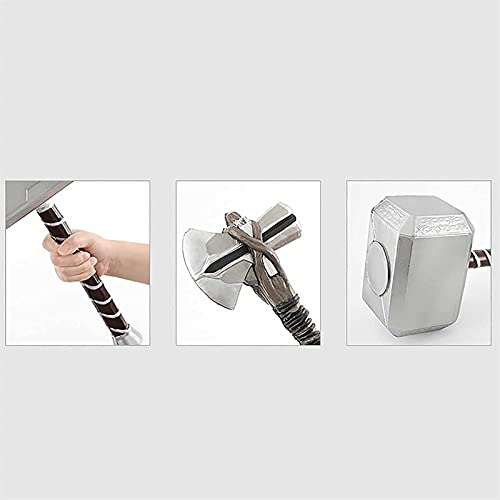 WXHJM Thor's Hammer 43Cm,PU Espuma Thor Tormenta Hacha,Juguete para Niños Marvel Thor Hammer Storm Breaveker Axe Prop de La Replica Avengiente de Infinity War ' Cosplay