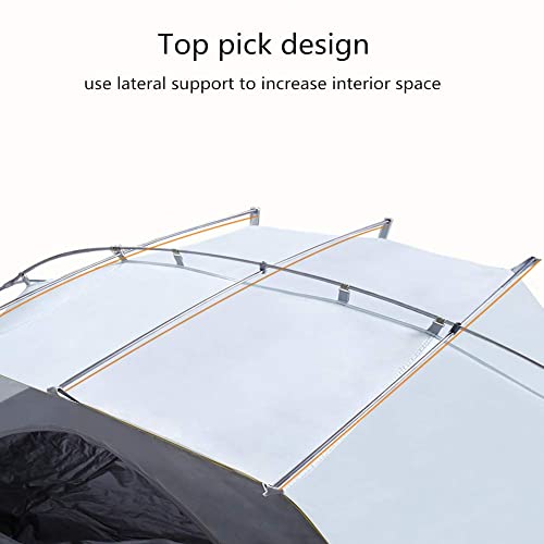 Wyxy Carpa para 2 Hombres Camping 4 Estaciones Impermeable Doble al Aire Libre Familia Camping Senderismo Jardín Redondo Camping Doble con Porche Carpa para 2 Hombres