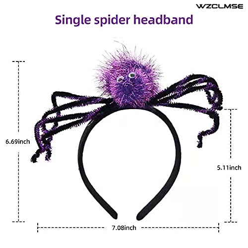 WZCLMSE Diadema de araña para Halloween, para niños, para disfraz de Halloween