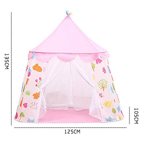 WZXHN Carpas portátiles para niños Niños Niñas Al Aire Libre Tienda de Juegos de Billar Carpa Interior Habitación para Dormir Teepee Castle Kid Play House-A