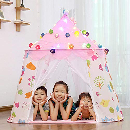 WZXHN Carpas portátiles para niños Niños Niñas Al Aire Libre Tienda de Juegos de Billar Carpa Interior Habitación para Dormir Teepee Castle Kid Play House-A