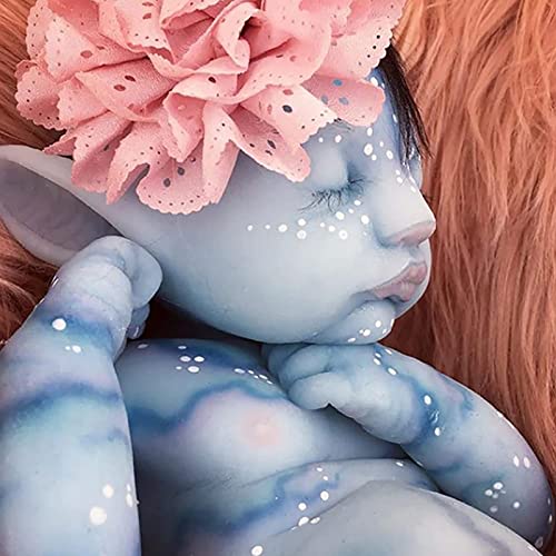 XDXDO Realista Avatar Muñeca, 50 cm Simulación Born Doll Baby Lifelike Soft Silicone Newborn Doll Hecho a Mano Renacimiento Muñeca Niños Compañero Toys Regalos