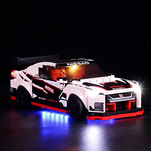 XIAN Kit de iluminación USB para Lego 76896 Speed Champions Nissan GT-R NISMO - No Lego Kit