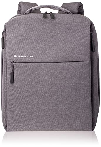 Xiaomi Mi City, Mochila para Portátiles y netbooks (Poliéster, Gris, Monótono, Unisex, 33 cm (13") - 35.6 cm (14"), Gris