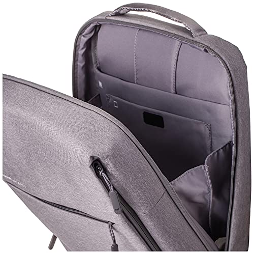 Xiaomi Mi City, Mochila para Portátiles y netbooks (Poliéster, Gris, Monótono, Unisex, 33 cm (13") - 35.6 cm (14"), Gris