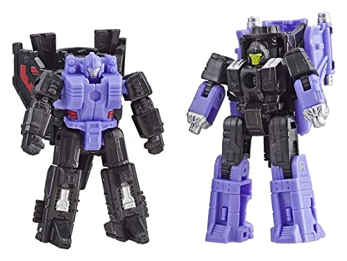 XIY Transformer Juguetes, Generations War For Cybertron: Siege Micromaster Wfc-S5 Storm Cloud Visper 2 Pack Figura De Acción -1.9 Pulgadas, Juguetes de Regalo para niños Mayores de 6 años.