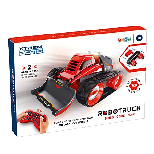 Xtrem Bots - Robotruck, Robot Juguete Educativo, Juego Robotica para Niños Construcción, Tractor Programable, Robots Juguetes, Robótica Educativa, 8 Años O Más