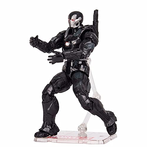 XWLMAOY Avengers Ironman War Machine Super Hero Black Iron Man Figura De Acción Modelo Juguetes 18cm (Tamaño : 18cm)