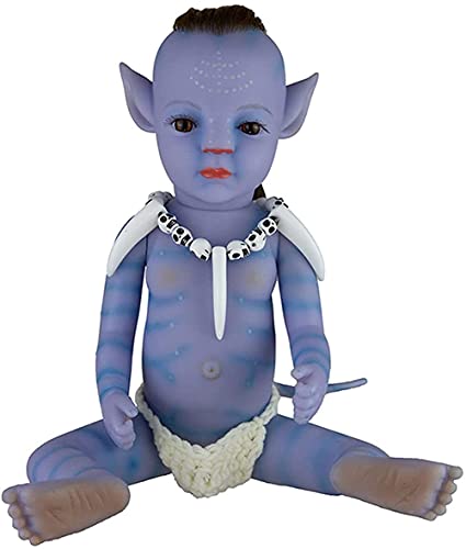 Xyfw Realistic Reborn Baby Doll, Avatar 12/22 Pulgadas Real De Cuerpo Completo Silicona Baby Doll Realista Pesada Reborn Baby Boy, No Muñecas De Material De Vinilo,12