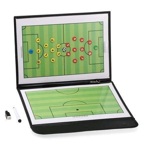 YAMMY Ball Tactical Board Coaches Portapapeles como una Pizarra Digital de borrado en seco Diseño Conveniente y Duradero (Color: Negro, Tamaño: One s (Juego de Mesa)