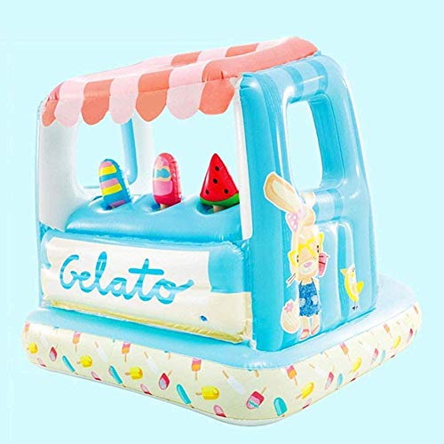 YAMMY Piscina de casa Hinchable para niños, Piscina de Juguete Inflable para Interiores, Tienda de campaña para niños, casa de Juguete, Castillo Inflable, para Interiores y Exteriores (S (Piscina)